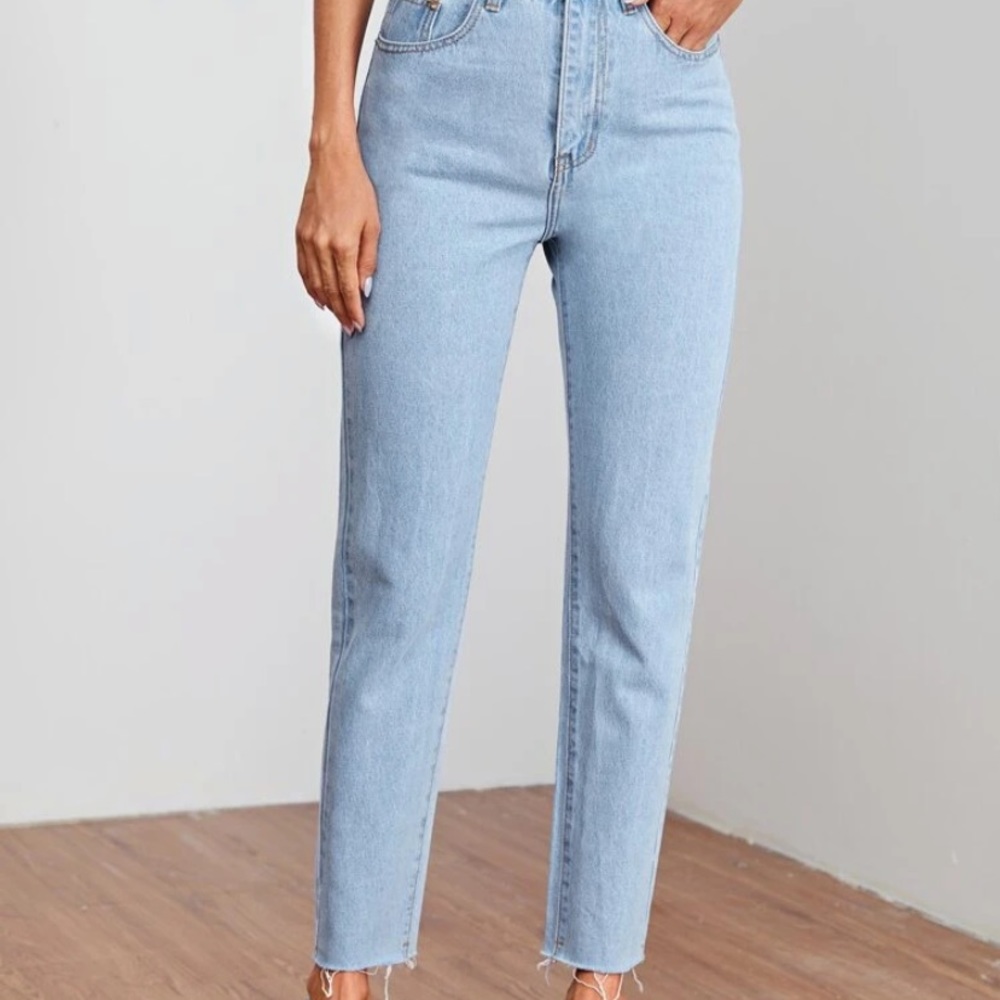 High Waisted Mom Jeans